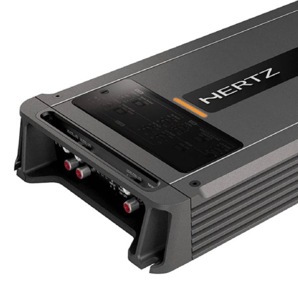 پنل تنظیمات آمپلی فایر HERTZ ML POWER 5D با کراس اوور و کنترل گین