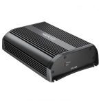 نمای زاویه‌دار آمپلی فایر HERTZ SP4.500 با بدنه آلومینیومی IP55