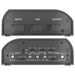 پنل تنظیمات آمپلی فایر HERTZ SP4.500 با کراس اوور و کنترل گین