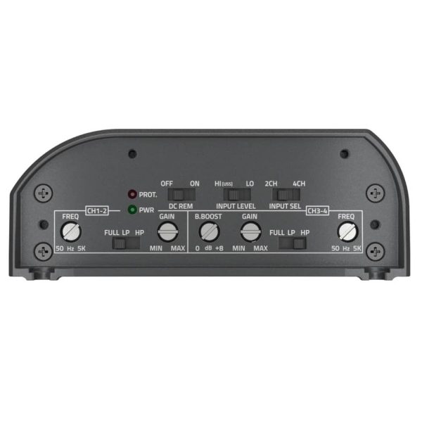 پنل تنظیمات آمپلی فایر HERTZ SP4.900 با کراس اوور و کنترل گین