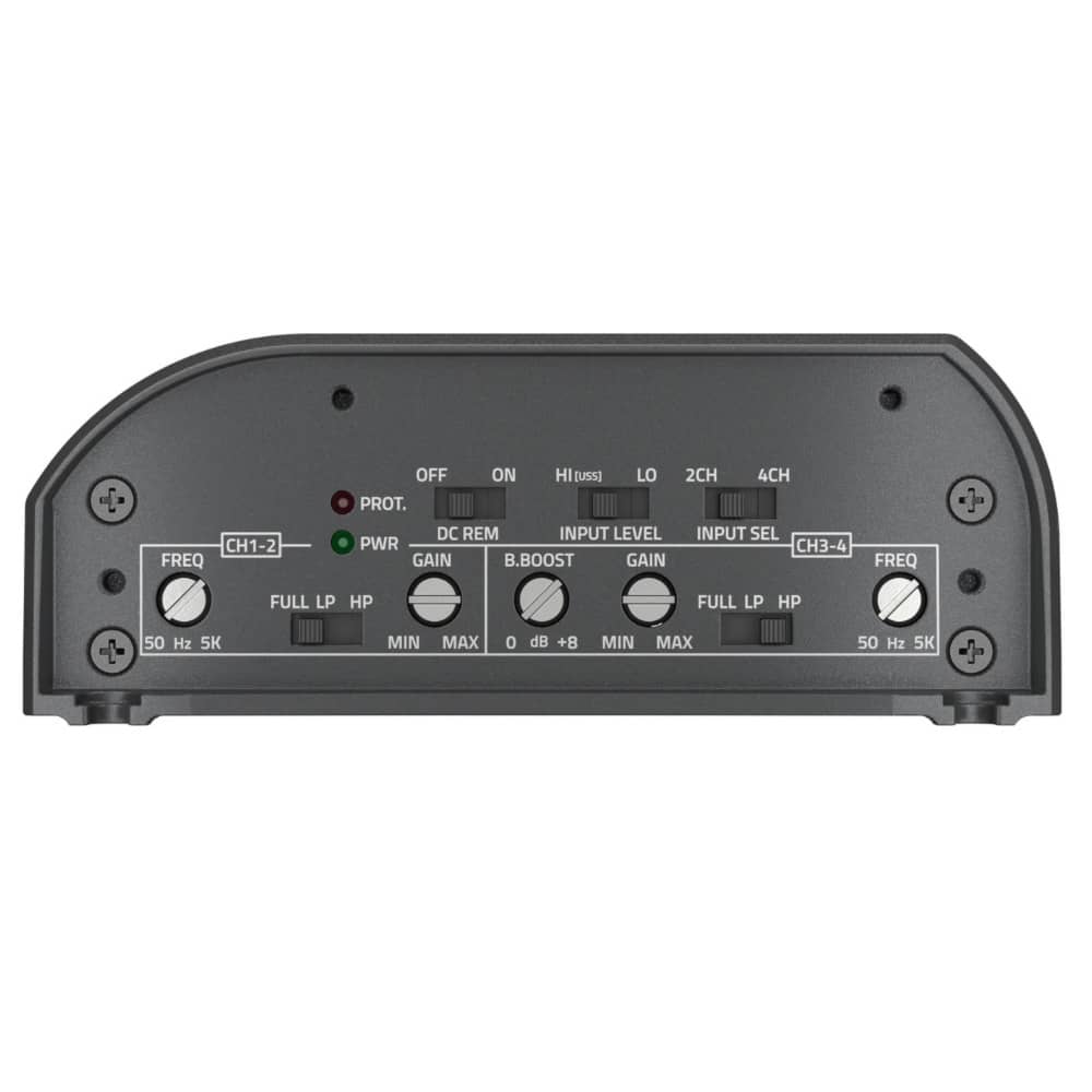 پنل تنظیمات آمپلی فایر HERTZ SP4.900 با کراس اوور و کنترل گین