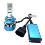 نمای اصلی هدلایت MZM D300 پایه 9005 با طراحی حرفه‌ای و نور قدرتمند