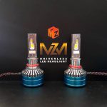 هدلایت MZM D300 پایه H4 مناسب نور پایین و نور بالای خودرو با نصب آسان