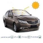 آفتابگیر شیشه جلو خودرو عینکی برای کاهش گرمای داخل خودرو